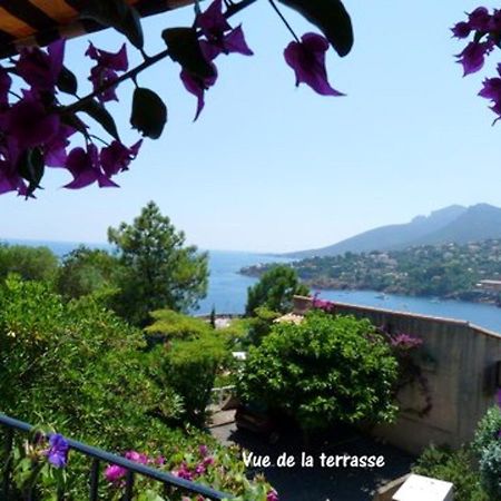 Studio A Theoule Sur Mer A 400 M De La Plage Avec Vue Sur La Mer Terrasse Amenagee Et Wifi Apartamento Exterior foto